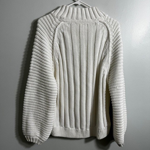 Free People Sweatheart Mock Neck Cable Knit Sweater - Picture 3 of 6